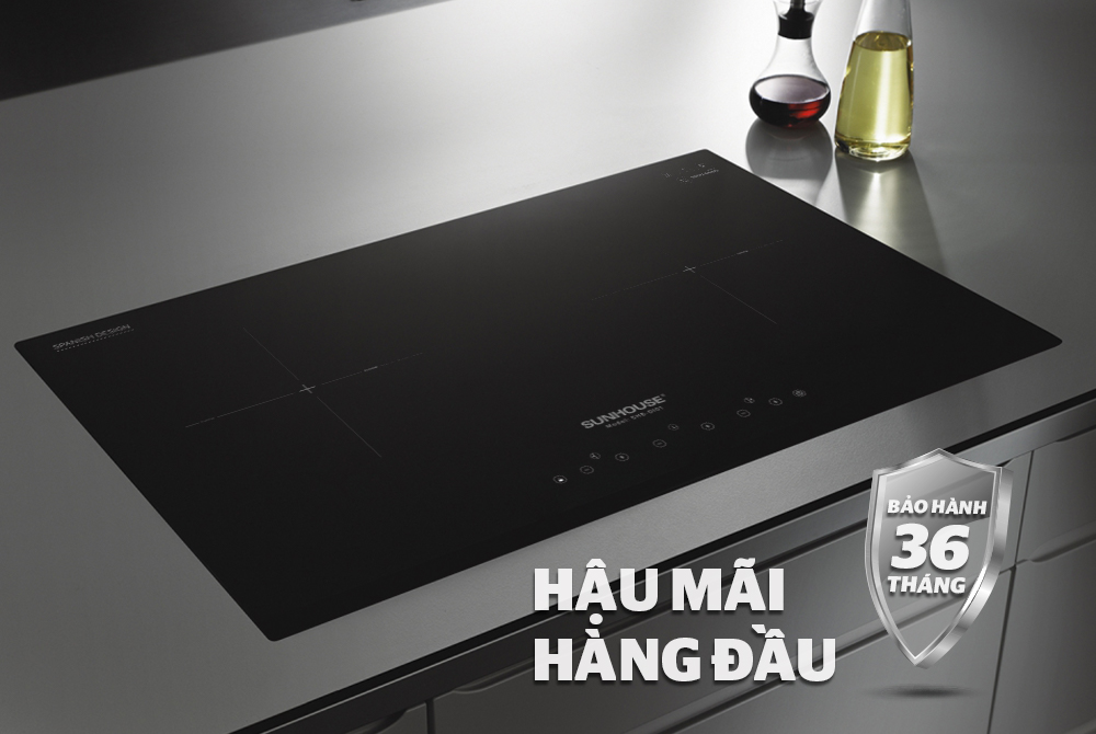 bếp đôi điện từ SUNHOUSE SHB-DI01 được áp dụng chế độ hậu mãi hàng đầu, thời gian bảo hành của sản phẩm là 36 tháng